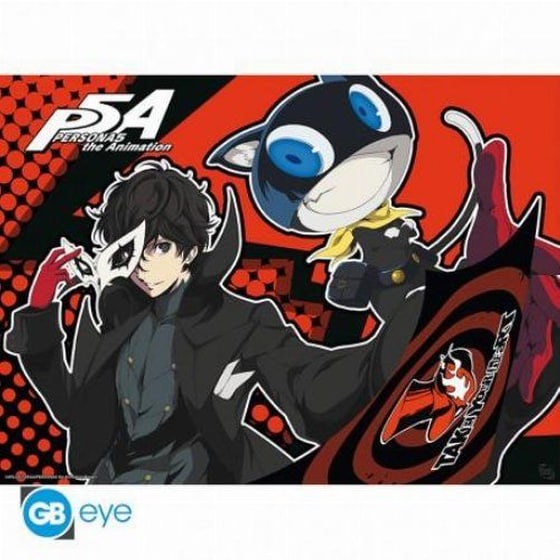 Αφίσα Persona 5 - Joker And Mona Οριζόντια 52x38 cm image 0