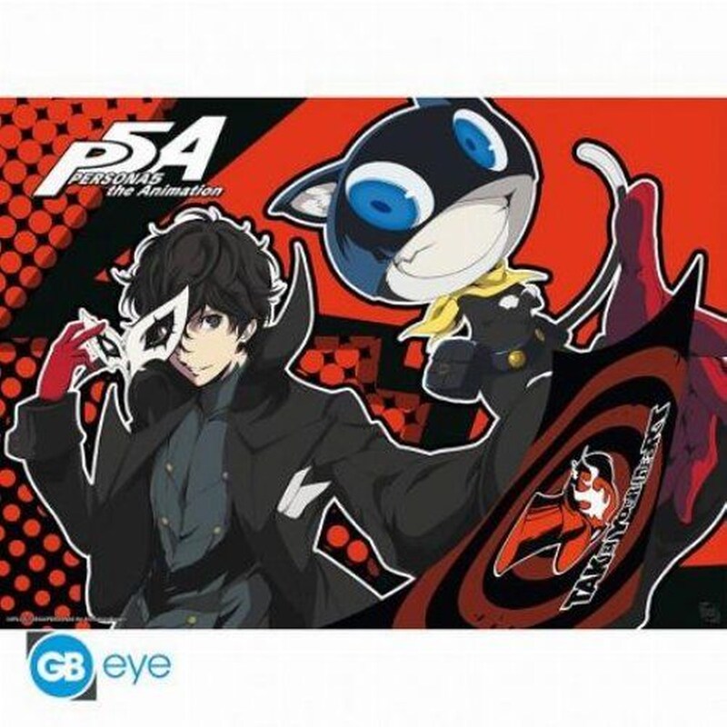 GBEYE Αφίσα Persona 5 - Joker And Mona Οριζόντια 52x38 cm