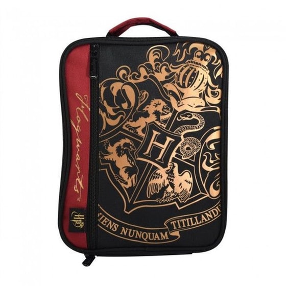 Τσαντάκι Φαγητού Harry Potter Crest Deluxe Black image 0