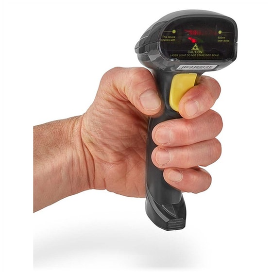 NEDIS BSCNW1D100BK Scanner Χειρός Ασύρματο Ανάγνωση 1D Barcodes Μαύρο image 2
