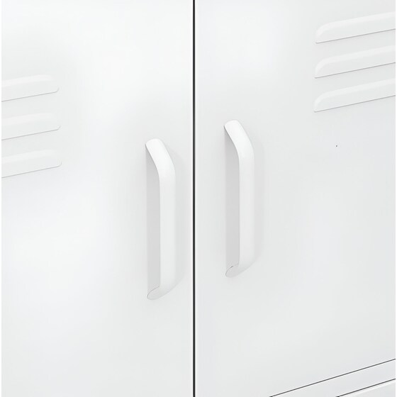 Ντουλάπι Γραφείου VidaXL από Ατσάλι 80x35x101.5 cm - Λευκό image 6