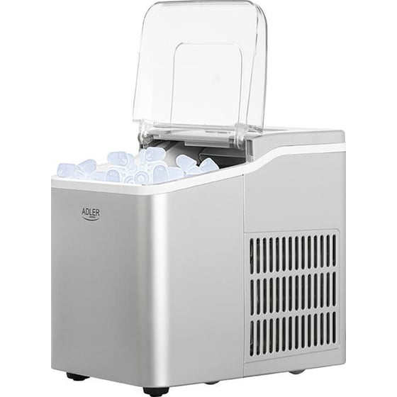 Παγομηχανή ADLER AD-8086 100 W 1.5 L Ασημί image 2