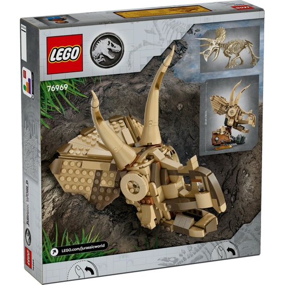 LEGO® Jurassic World Dinosaur Fossils: Triceratops Skull (76969) image 3