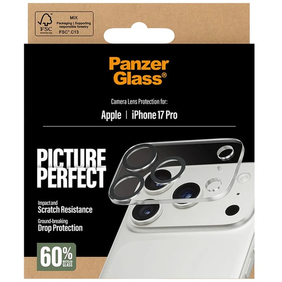 Προστατευτικό καμερών Apple iPhone 17 Pro - PanzerGlass PicturePerfect Camera Lens Protector image 3