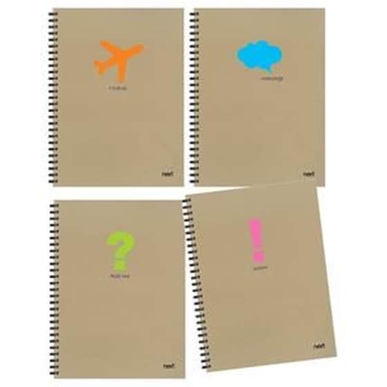 Τετράδιο Σπιράλ NEXT Β5 4 Θεμάτων (1 Τεμάχιο) image 0