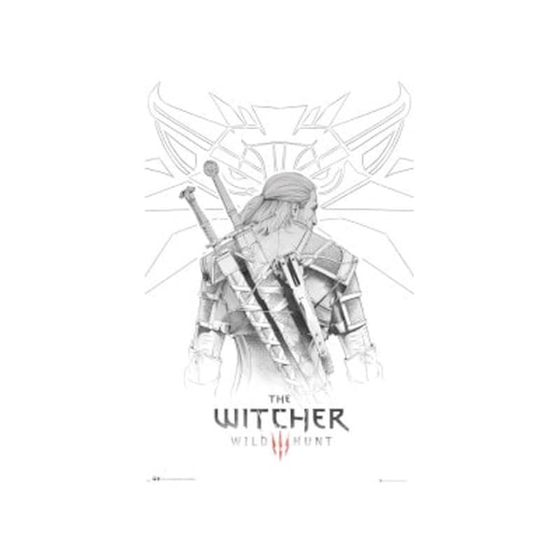 ABYSSE CORP Αφίσα The Witcher Geralt Κάθετη 61 x 91.5 cm