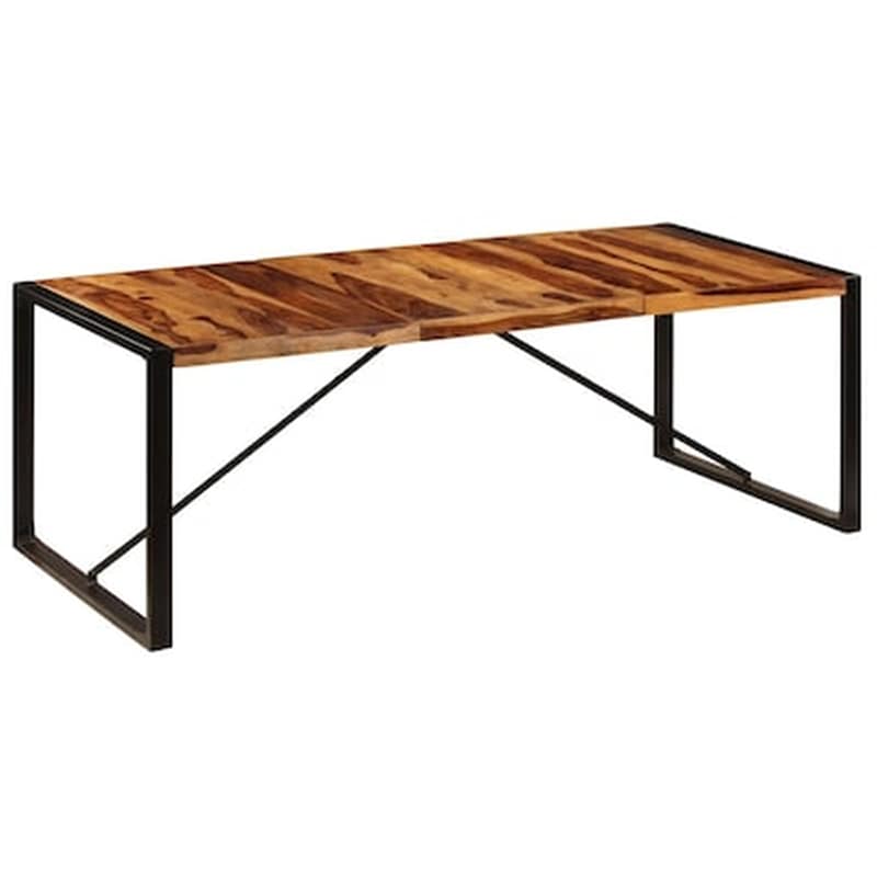 Vidaxl Τραπεζαρία 220 X 100 X 75 Εκ. Από Μασίφ Ξύλο Sheesham