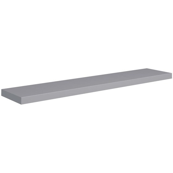Ράφια Τοίχου VidaXL από MDF 120x23.5x3.8 cm 4 Τμχ - Γκρι image 1