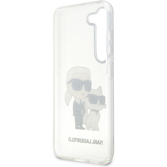 Θήκη Samsung Galaxy S23 - Karl Lagerfeld Hard Case Karl+Choupette - Clear/Glitter image 6