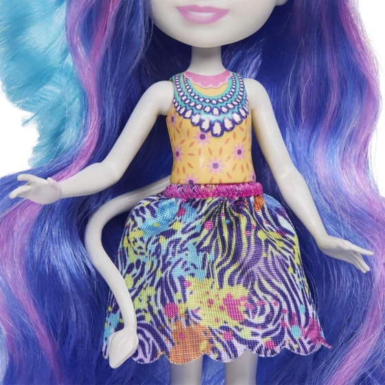 Κούκλα Mattel Enchantimals Glam Party - Ζέβρα (HNV28) image 3