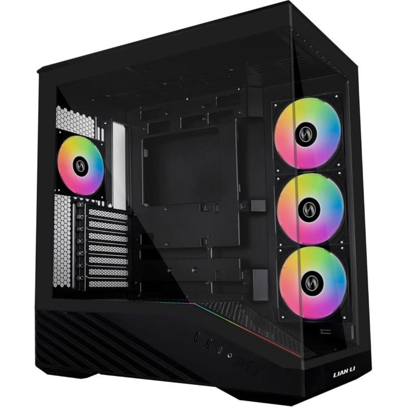 Lian Li Vector V100R Gaming Midi Tower Κουτί Υπολογιστή Μαύρο
