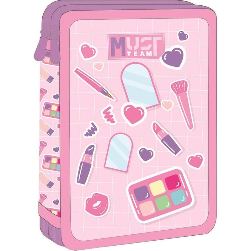 Κασετίνα Διπλή Γεμάτη Must Team Cosmetics