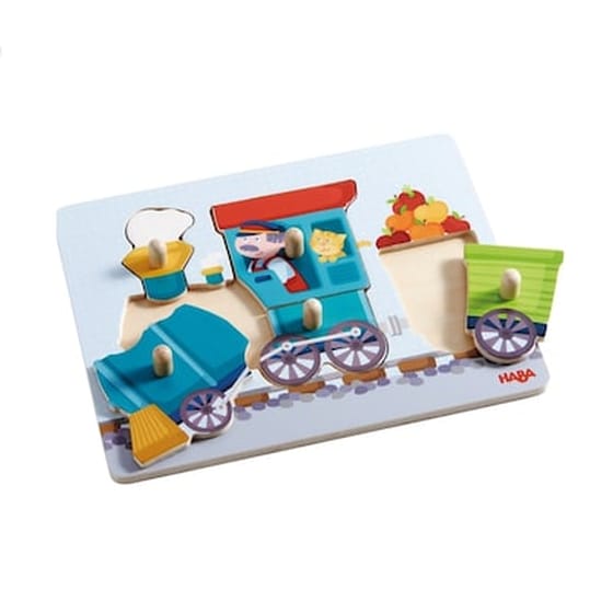 Παζλ Haba Σφηνώματα 'τρένο' (302537) (5 Κομμάτια) image 0