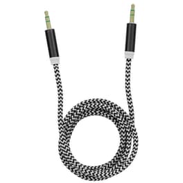 Tellur Auxiliary Audio Cable Στερεοφωνικό Καλώδιο Ήχου Αρσενικό/αρσενικό Μήκους 1 Μέτρου Σε Μαύρο