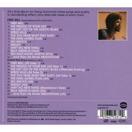 Free Will (Remaster+Bonus) image 3