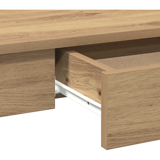 Γραφείο VidaXL από Επεξεργασμένο Ξύλο 100x45x75 cm - Artisan Δρυς image 5