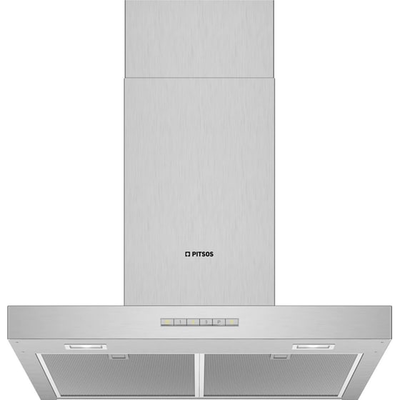 PITSOS PTK6E65G 60cm Inox Απορροφητήρας Καμινάδα - Τζάκι image 0