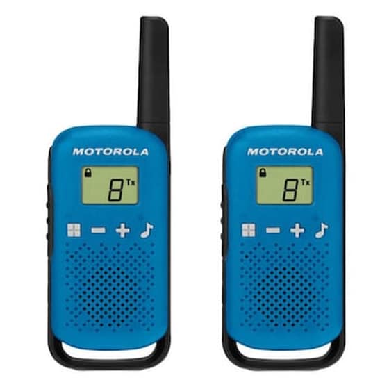 WALKIE TALKIE MOT.T42 16CH.4KM.BLUE KIT2 image 2