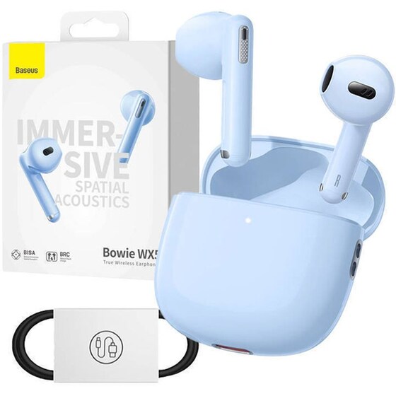Ακουστικά Bluetooth Baseus Bowie WX5 - Blue image 5