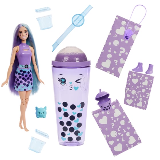 Κούκλα Barbie Pop Reveal Bubble Tea Purple - Ροφήμα Taro image 2