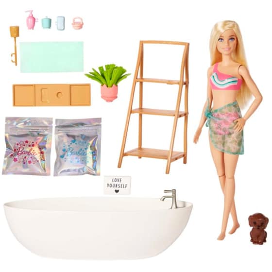 Mattel Κούκλα Barbie Wellness-Τζακούζι image 1