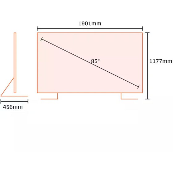 Sony BRAVIA 3 LED 85" 4K Google Smart Τηλεόραση K85S35BP image 1