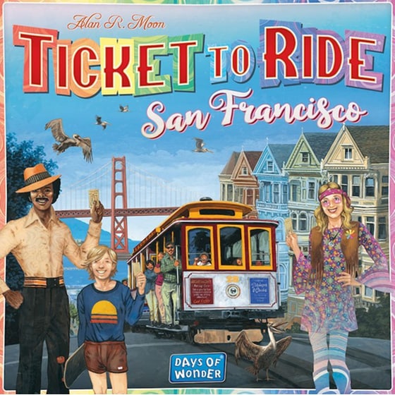 Επιτραπέζιο Παιχνίδι Days of Wonder Ticket To Ride - San Francisco image 0