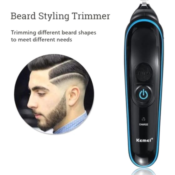 Σετ Ανδρικής Περιποίησης KEMEI KM-690 5 σε 1 για Πρόσωπο, Μαλλιά και Σώμα image 5