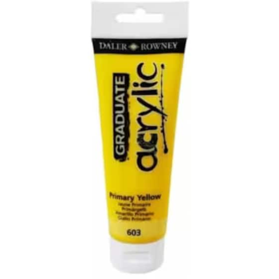 Χρώμα Ακρυλικό Daler Rowney Primary Yellow 120M image 0