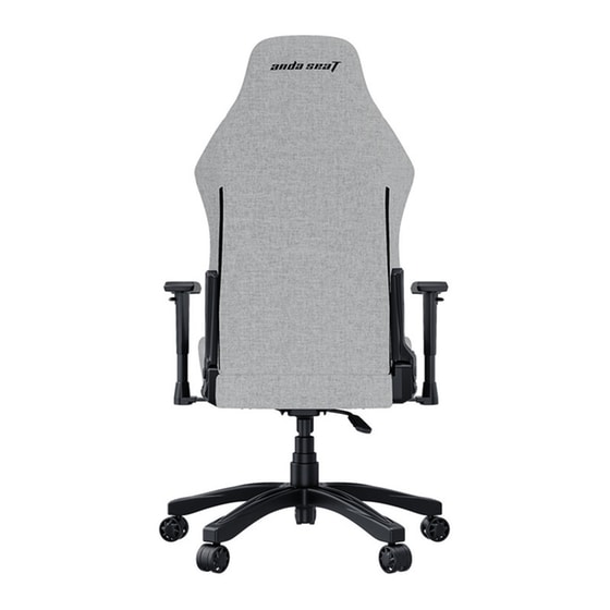 Καρέκλα Gaming Anda Seat Luna Υφασμάτινη - Γκρι image 3