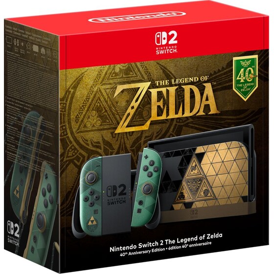 Nintendo Switch 2 The Legend of Zelda - 40th Anniversary Edition image 0