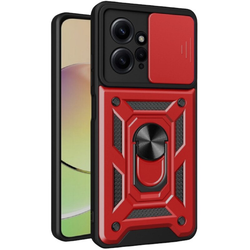BODYCELL Θήκη Xiaomi Redmi Note 12 4g - Bodycell Armor Slide - Κόκκινο