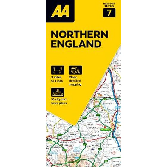 AA Road Map Northern England image 0