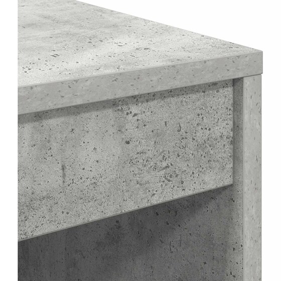 Γραφείο VidaXL 105,5x50x127 cm - Γκρι Σκυροδέματος (2 τεμ.) image 8