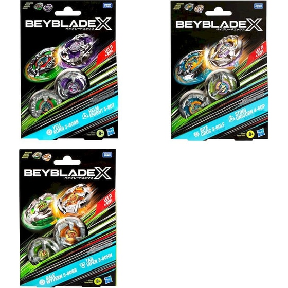 Beyblade X Dual Pack 1 Τμχ - Τυχαία Επιλογή Σχεδίου image 0