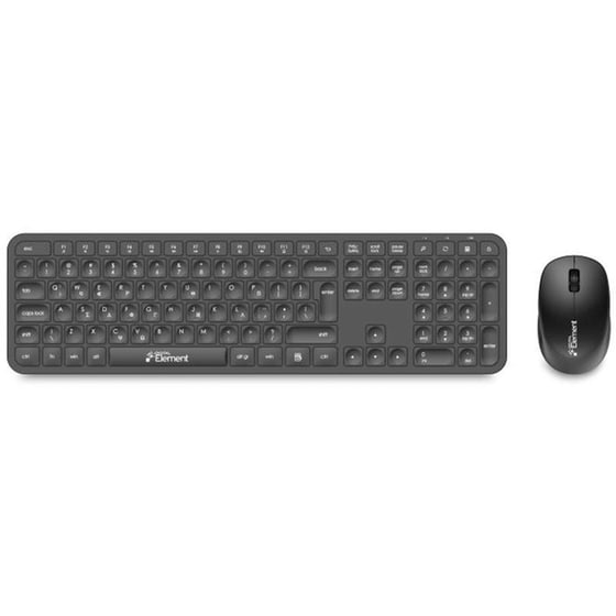 ELEMENT KB-700WMS Ασύρματο σετ Πληκτρολόγιο/Ποντίκι - Μαύρο (US) (GR) image 0
