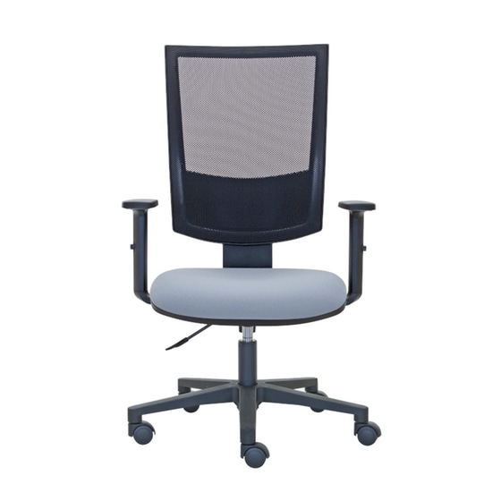 Delta Καρέκλα Γραφείου Flash Home Office Μαύρη-Γκρι image 0