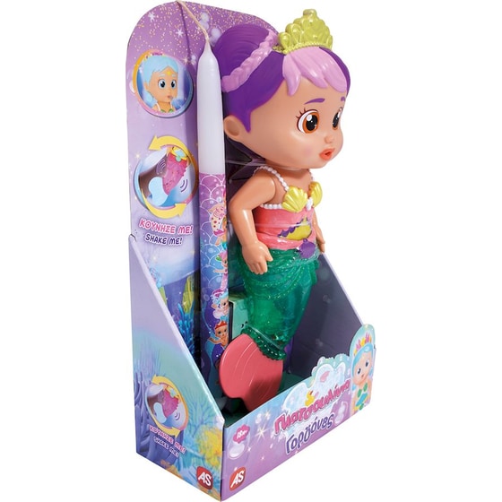 Παιχνιδολαμπάδα Πλατσουλίνια Shimmer Mermaids Κούκλα Μπάνιου - Τυχαία Επιλογή image 10