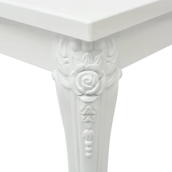 Τραπεζάκι Σαλονιού VidaXL από Ξύλο MDF 115x65x42cm - Λευκό image 3