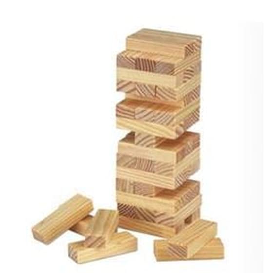 Επιτραπέζιο Jenga Ξύλινο 45 Τεμαχίων Υ16x5x5εκ. image 0