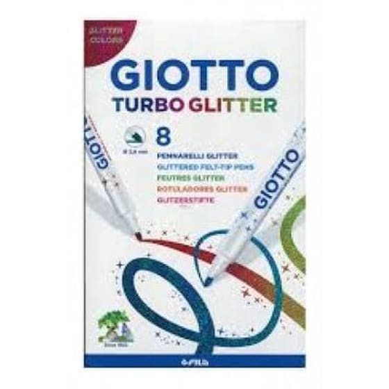 Giotto Μαρκαδόροι Glitter Turbo 8τεμ image 0