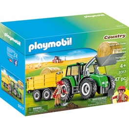 PLAYMOBIL®&nbsp; Country Τρακτέρ με Ρυμουλκούμενη Καρότσα (9317)