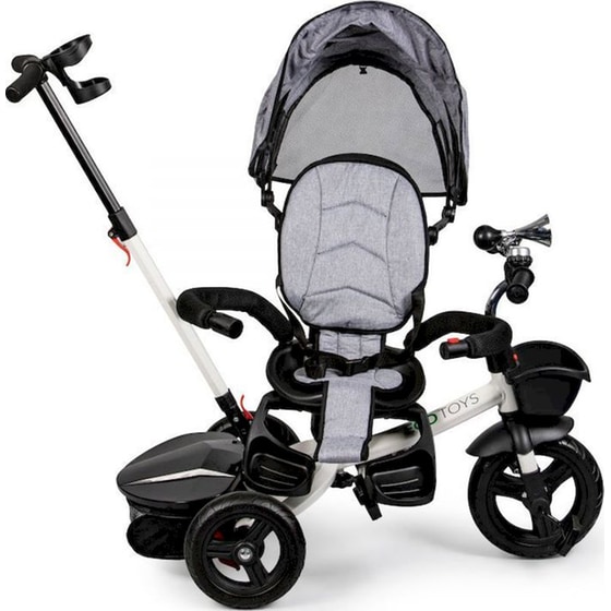 Παιδικό Τρίκυκλο Ποδήλατο Ecotoys JM-311 - Γκρι/ Μαύρο image 1