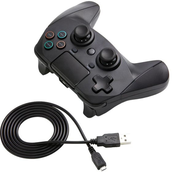 Snakebyte 4S Wireless Ασύρματο Gamepad για PS4 - Μαύρο image 2