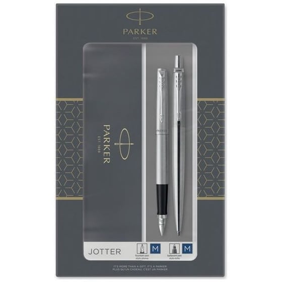 Σετ Στυλό Διαρκείας Parker I.M. Duo St. Steel CT image 0