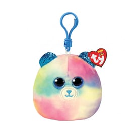 Λούτρινο TY Squishy Beanies Hope Χνουδωτό Κλιπ Αρκουδάκι Παστέλ