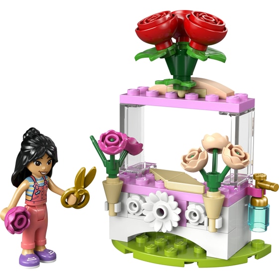 LEGO® Mini-Builds Flower Stand With Roses (30721) image 2