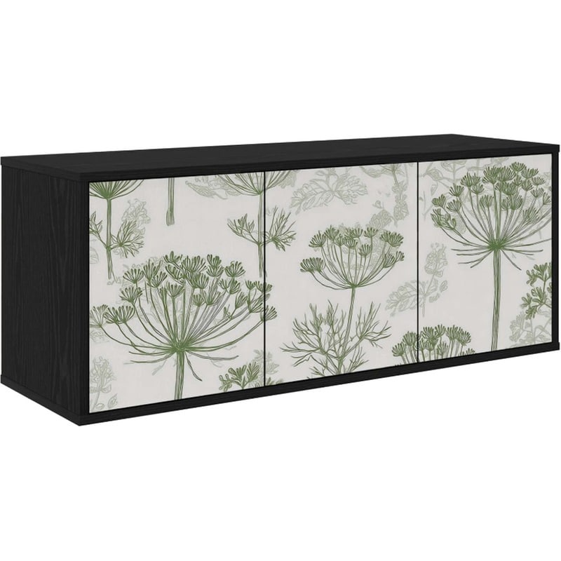 Έπιπλο Τηλεόρασης VidaXL GOTHA Επιτοίχιο 102 x 33 x 40 cm - Μαύρη Δρυς