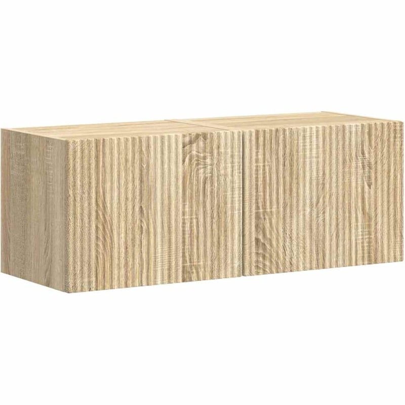Έπιπλο Τηλεόρασης VidaXL Επιτοίχιο 2 τμχ 39 x 31 x 29,5 cm - Sonoma Δρυς