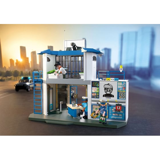 PLAYMOBIL®&nbsp; City Action Αστυνομικό Τμήμα με Δωμάτιο Ερευνών (71874) image 3